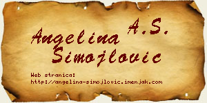 Angelina Simojlović vizit kartica